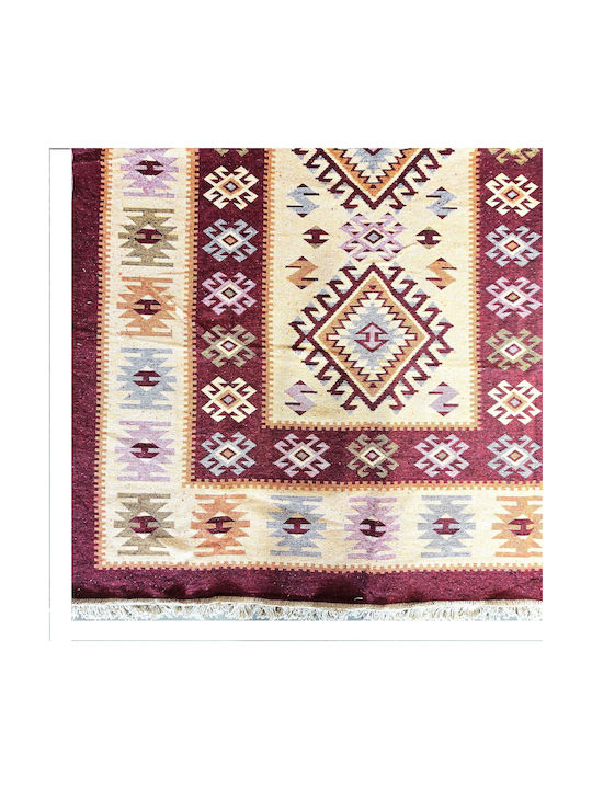 Kotonia Home Χαλί Ορθογώνιο Μπορντό 60x90cm