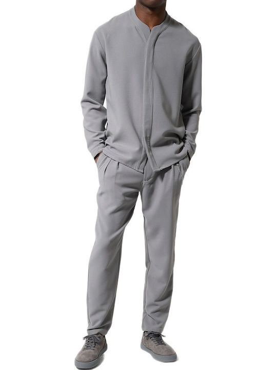 Overshirt Cu Mânecă Lungă Gri
