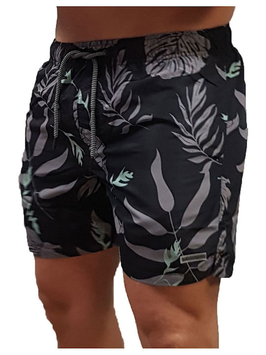 Ανδρικό Μαγιό Σορτς Black Floral