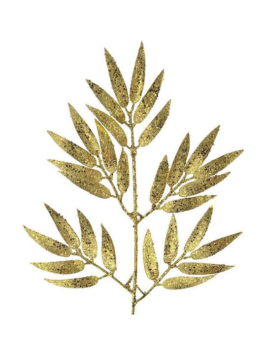 Christmas Decorative Gold Pick Branch