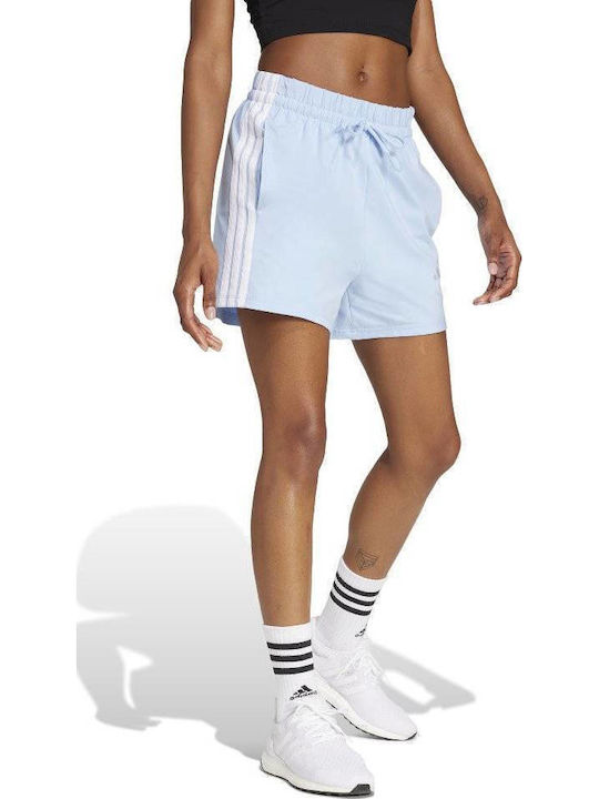 Essentials 3-stripes Γυναικείο Αθλητικό Σορτς Μπλε
