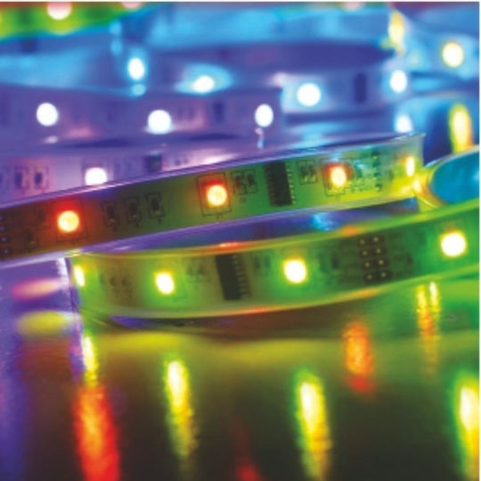 Lightex LED-Streifen RGB Licht 5m mit Stromversorgung