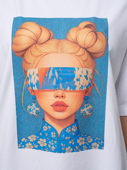 Caty Tricou Damă Alb