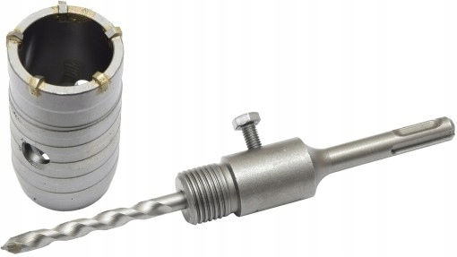 Falon-Tech Lochsäge SDS Karbid Kernbohrer Trockenschnitt mit Durchmesser 45mm für Beton Backstein und Rasen