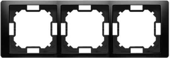 Simon Basic Triple Frame Black Matte