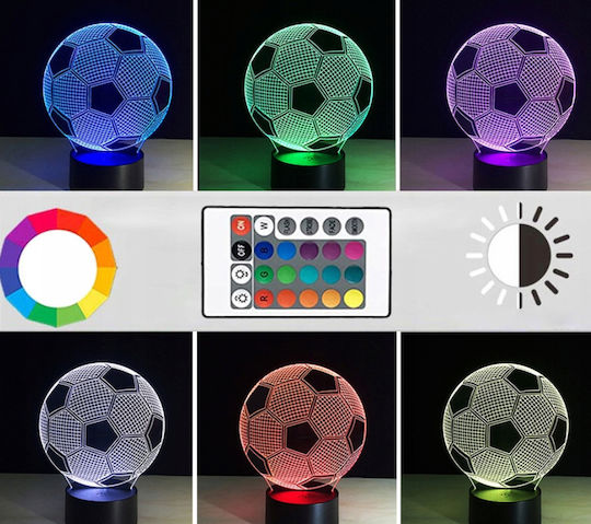 Lămpi Decorative Pentru Masă LED RGB Iluzie 3D 3x3cm