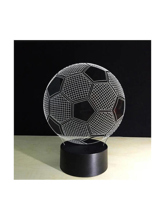 Decorative LED RGB 3D Illusion Lamp 3x3cm