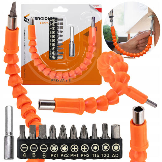 Set 10 Bits + 30 Cm Flexible Extension
