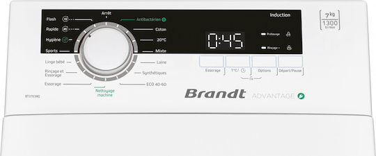 Brandt Waschmaschine Obere Belastung 7kg 1300 U/min BT37038Q