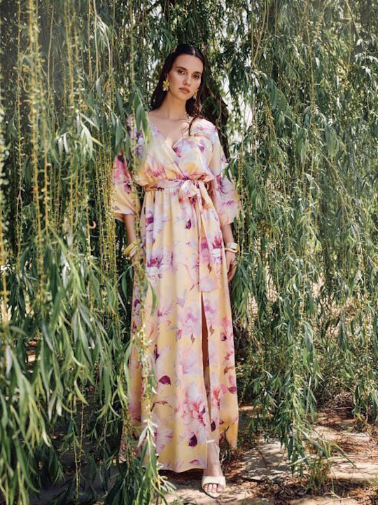 Summer Maxi Dress for Wedding / Christening Pink