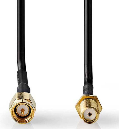 Nedis Καλώδιο Κεραίας WiFi SMA male - SMA female 3m Μαύρο (CSGP02010BK30)