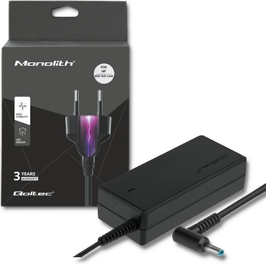 Qoltec Laptop Charger 65W 19.5V 3.33A for Compaq without Power Cable