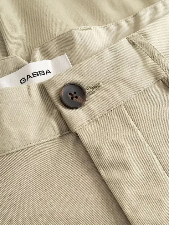 Men's Elastic Trousers Dark Beige