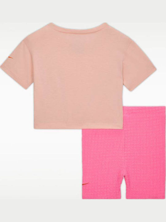 Nike Kinderbekleidungssets Pink Glow 2 Stück