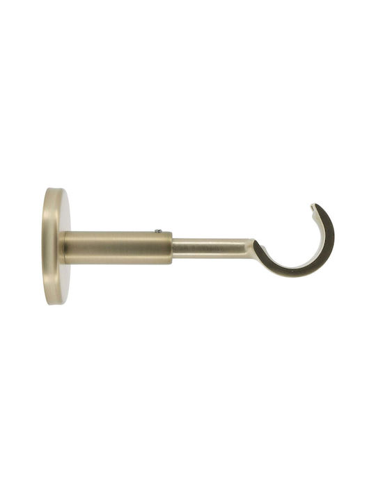 Curtain Rail Base Wall Metallic Gold