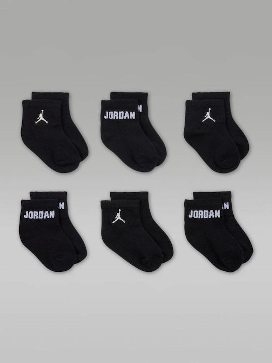 Nike Παιδικά Σοσόνια Everyday Black 6 Ζευγάρια