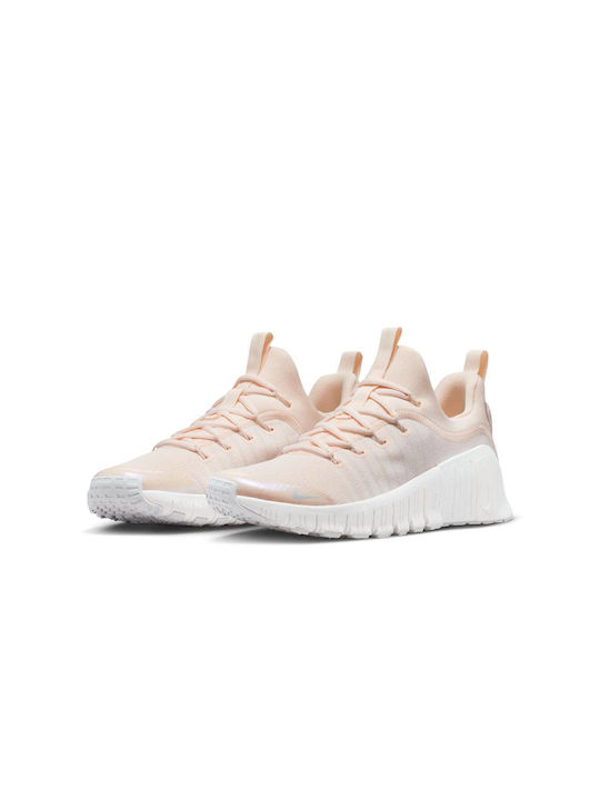 Nike Free Metcon 6 Γυναικεία Crossfit Λευκά