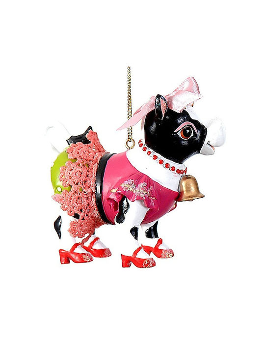 Christmas Tree Ornament Cow 9cm