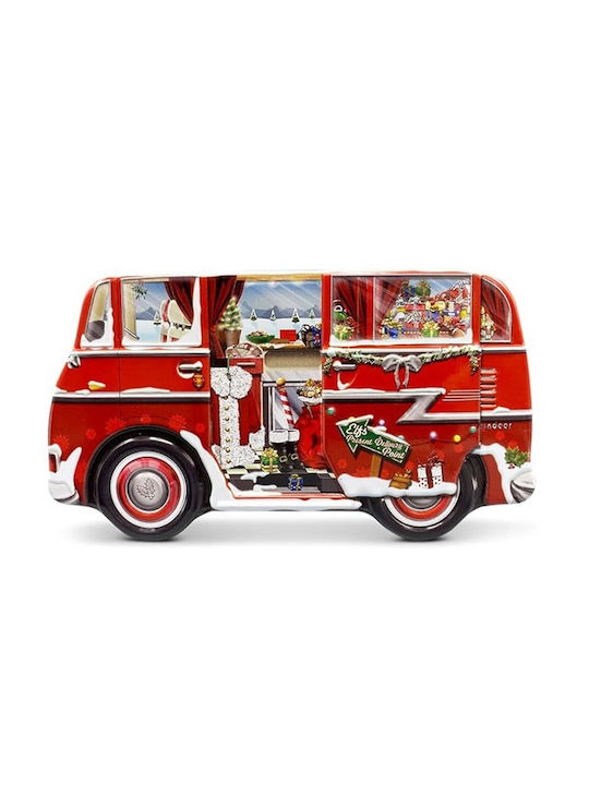 Christmas Metal Container 17x9.3x8.1cm 1000ml