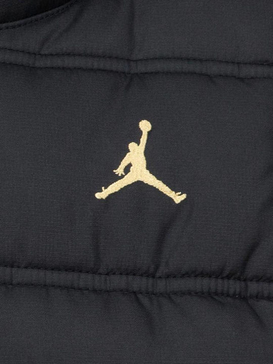 Kids Sports Jacket Black / Gold Jordan 2 Fer