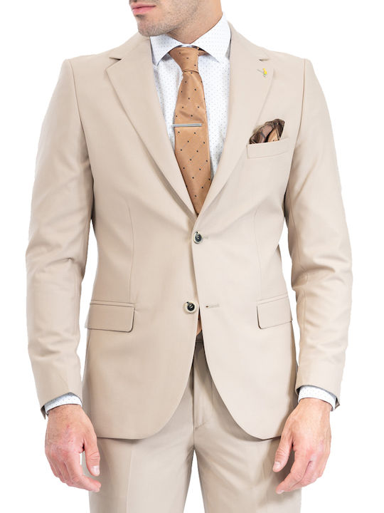 Vittorio Artist Costum Bărbați Beige