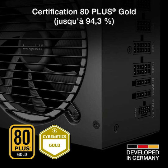 Be Quiet Pure Power 13 M 750W Black Computer Power Supply Full Modular 80 Plus Gold