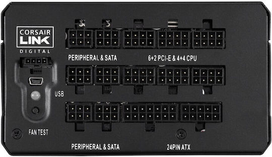 Corsair HXi Series (2025) HX1200i 1200W Black Computer Power Supply Full Modular 80 Plus Platinum