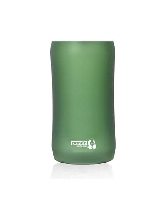 Panda Water Bottle Plastic 500ml Green