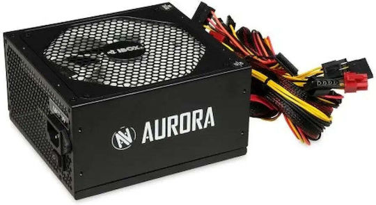 iBox Aurora 500W Negru Sursă de Alimentare Calculator Complet cu fir