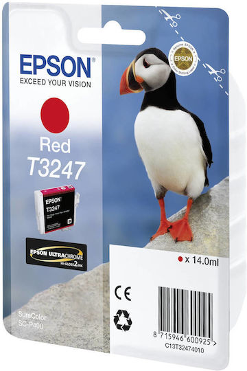 Epson T3247 Оригинален Мастило за мастиленоструен принтер Червено (C13T32474010)