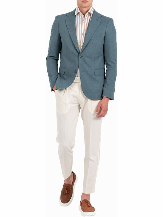 Sommer Herrenanzugsjacke Blau