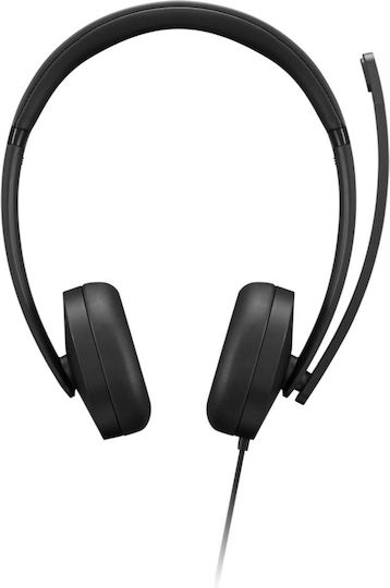 Lenovo Auf dem Ohr Multimedia-Headsets mit Mikrofon und Verbindung USB-A in Schwarz Farbe 4XD1P83425