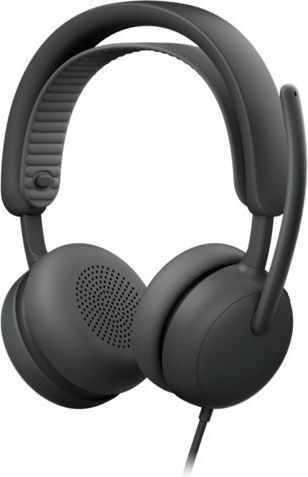 Logitech Zone 2 Teams Version Ασύρματα On Ear Multimedia Ακουστικά με μικρόφωνο και σύνδεση USB-A σε Γκρι χρώμα