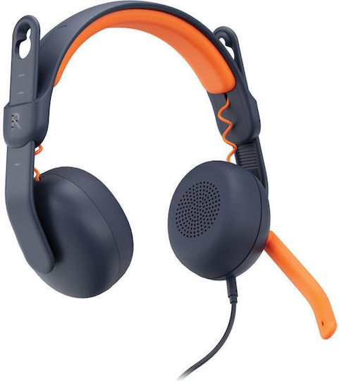 Logitech Zone Learn Albastru clasic On Ear Căști Multimedia cu microfon și conexiune USB-C în culoarea Albastru