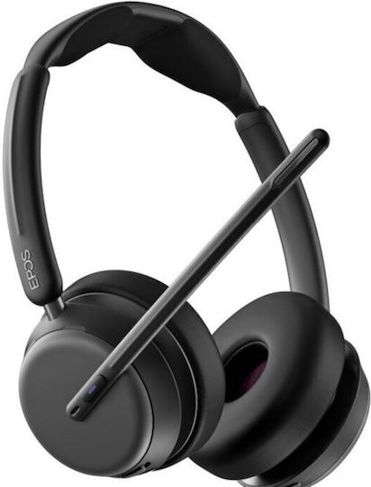 Epos Impact 1061T Drahtlos Auf dem Ohr Multimedia-Headsets mit Mikrofon und Verbindung Bluetooth in Schwarz Farbe