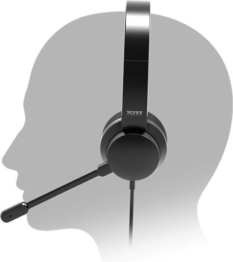 Port Designs On Ear Căști Multimedia cu microfon și conexiune USB-A 901605