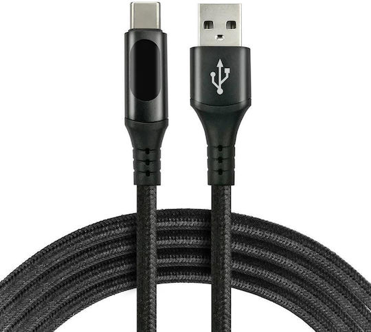 EverActive USB 2.0 Cable USB-C male - USB-A Μαύρο 1m CBB-1CBL