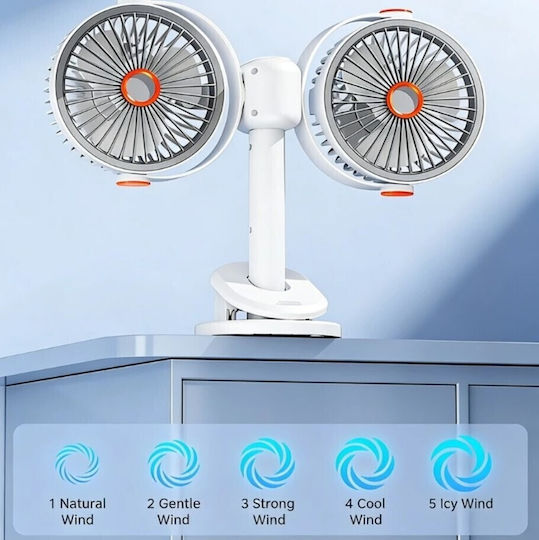 Roza Ventilator für Mobiltelefon USB Weiß