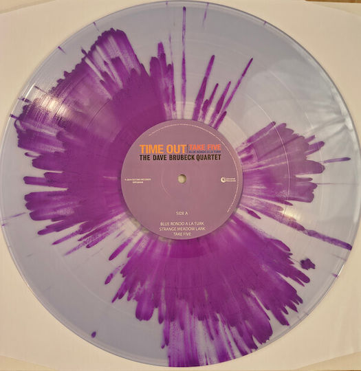 Dave Brubeck Quartet Time Out Clear Purple Splatter 1 Vinil