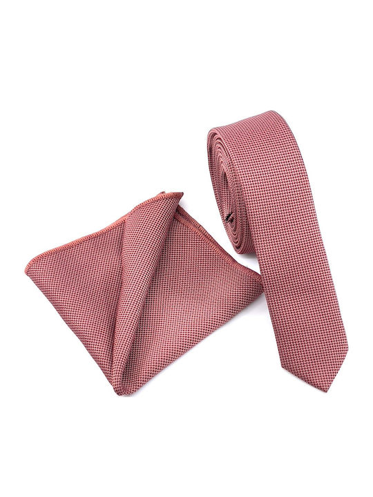 Legend Accessories Σετ Ανδρικής Γραβάτας σε Κόκκινο Χρώμα