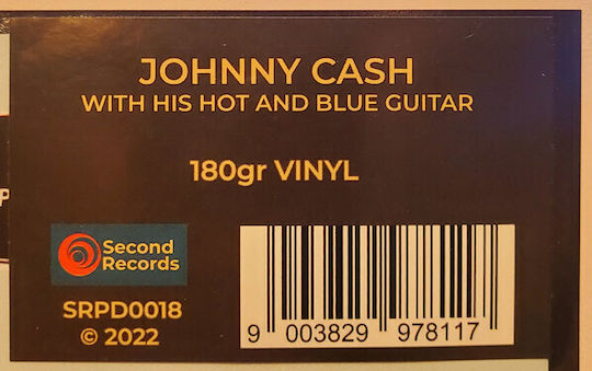 Johnny Cash His Hot Blue Guitar 1 Vinyl