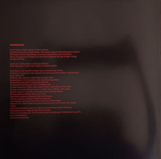 Madrugada Madrugada Lp Vinyl