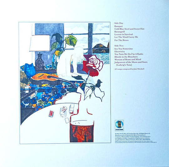 Joni Mitchell Roses Lp Rose Vinyl Rsd '26