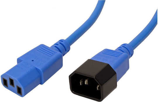 Roline IEC C14 - IEC C13 Kabel 1.8m Blau (19.08.1522-25)