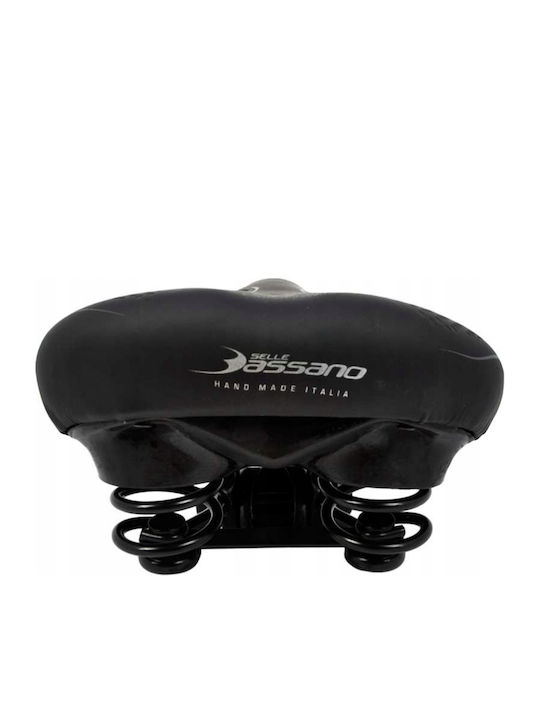Selle Bassano Σέλα Ποδηλάτου Μαύρη 280 x 155 mm
