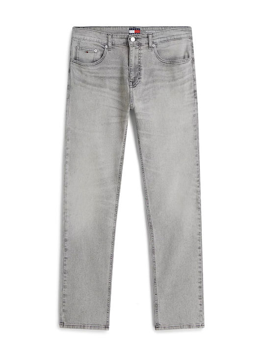 Scanton Herren Jeanshose Elastisches Gekürztes Grau