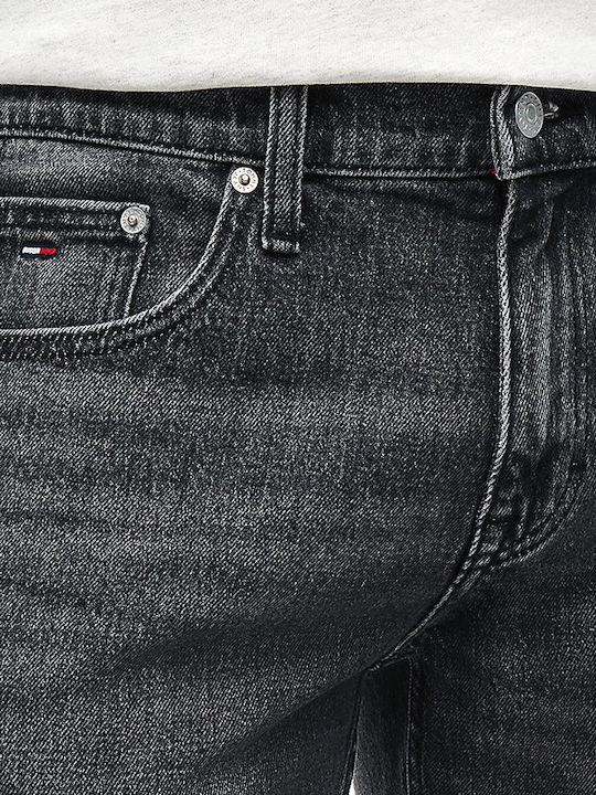 Men's Elastic Slim Fit Jeans Pants Black