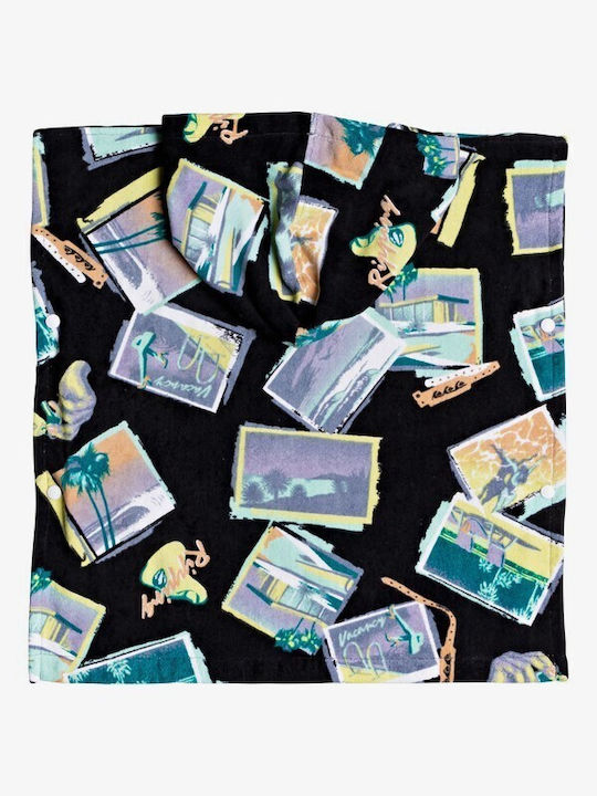 Quiksilver Poncho de Plajă Negru
