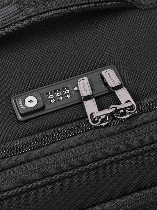 Delsey Dita Large Travel Suitcase Black Height 79cm