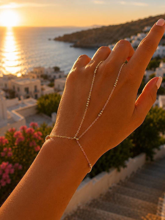 Awear Women's Bracelet Chain Made of Gold
